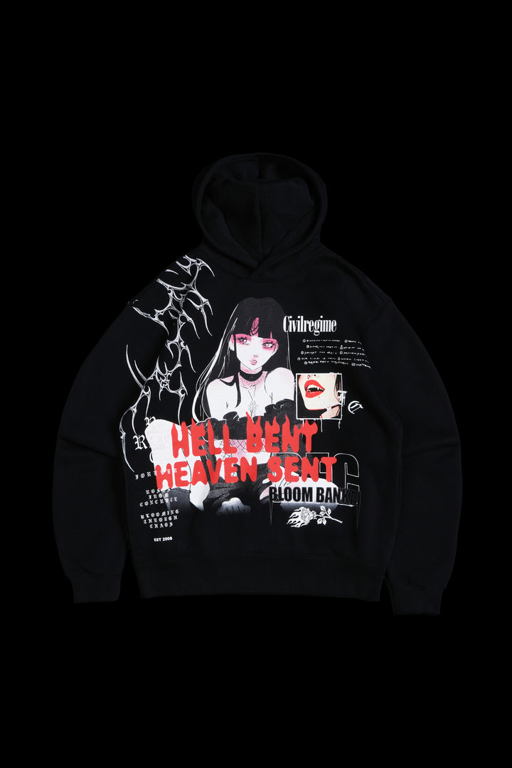 Bloom Bankai Temptress Chaos Hoodie in Black