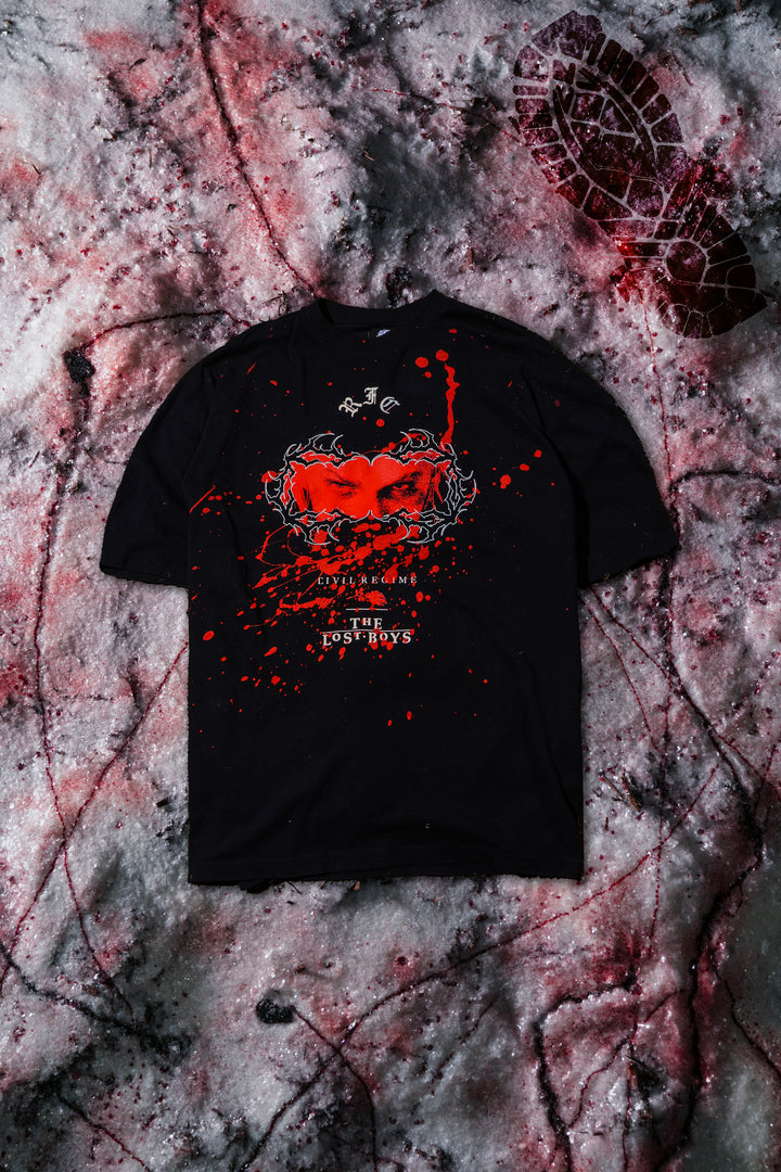 Lost Boys American Classic Oversized Tee in Black