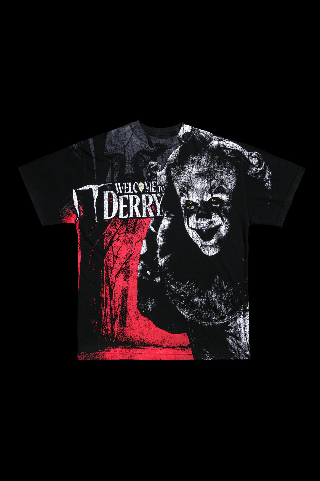 Pennywise Madness American Classic Oversized Tee in Vintage Black