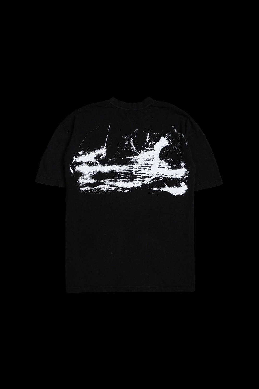 Creature In The Water American Classic Oversized Tee in Black