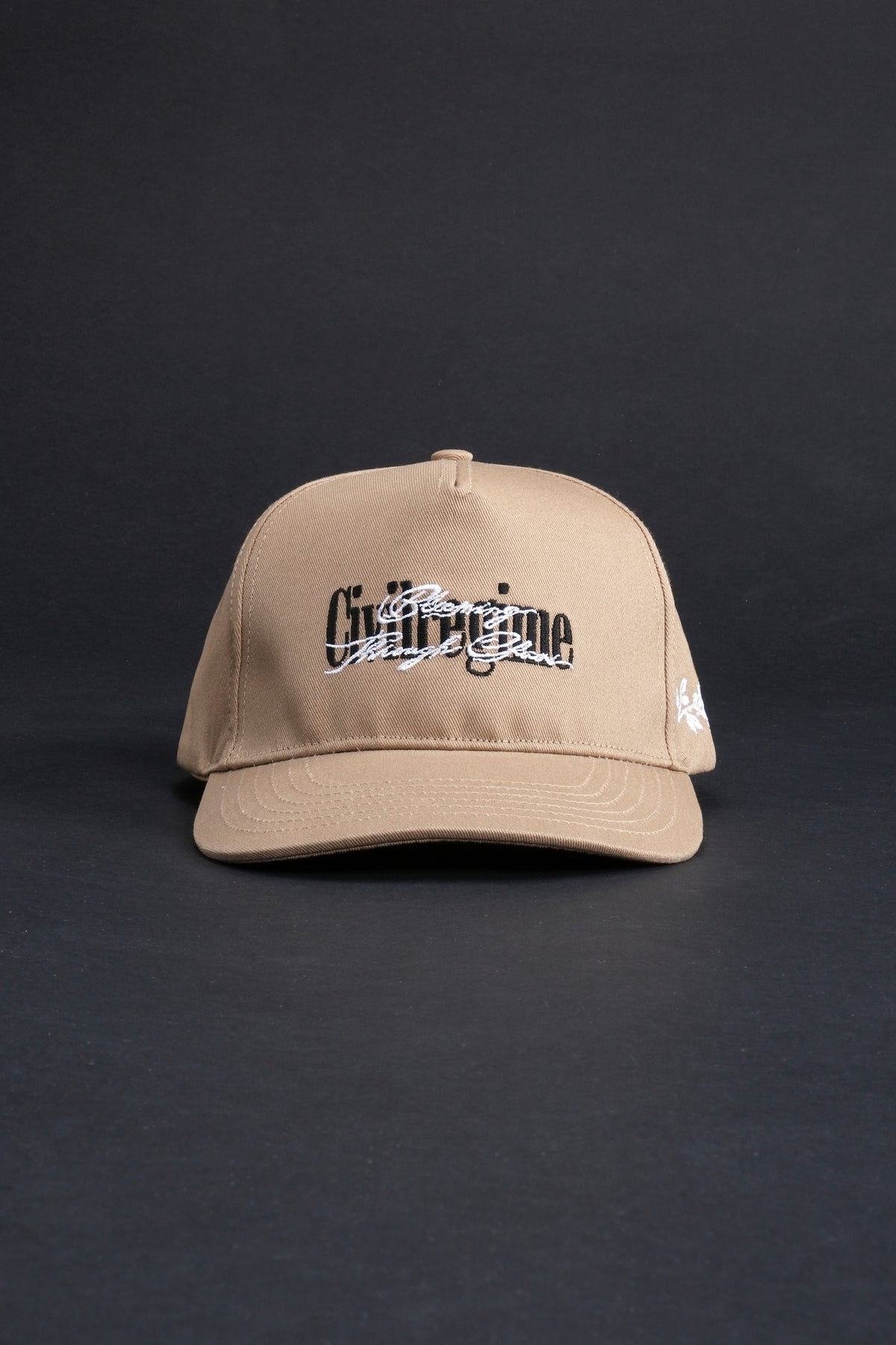 Blooming Through Chaos 5 Panel Snapback Hat in Sand – Civil Regime