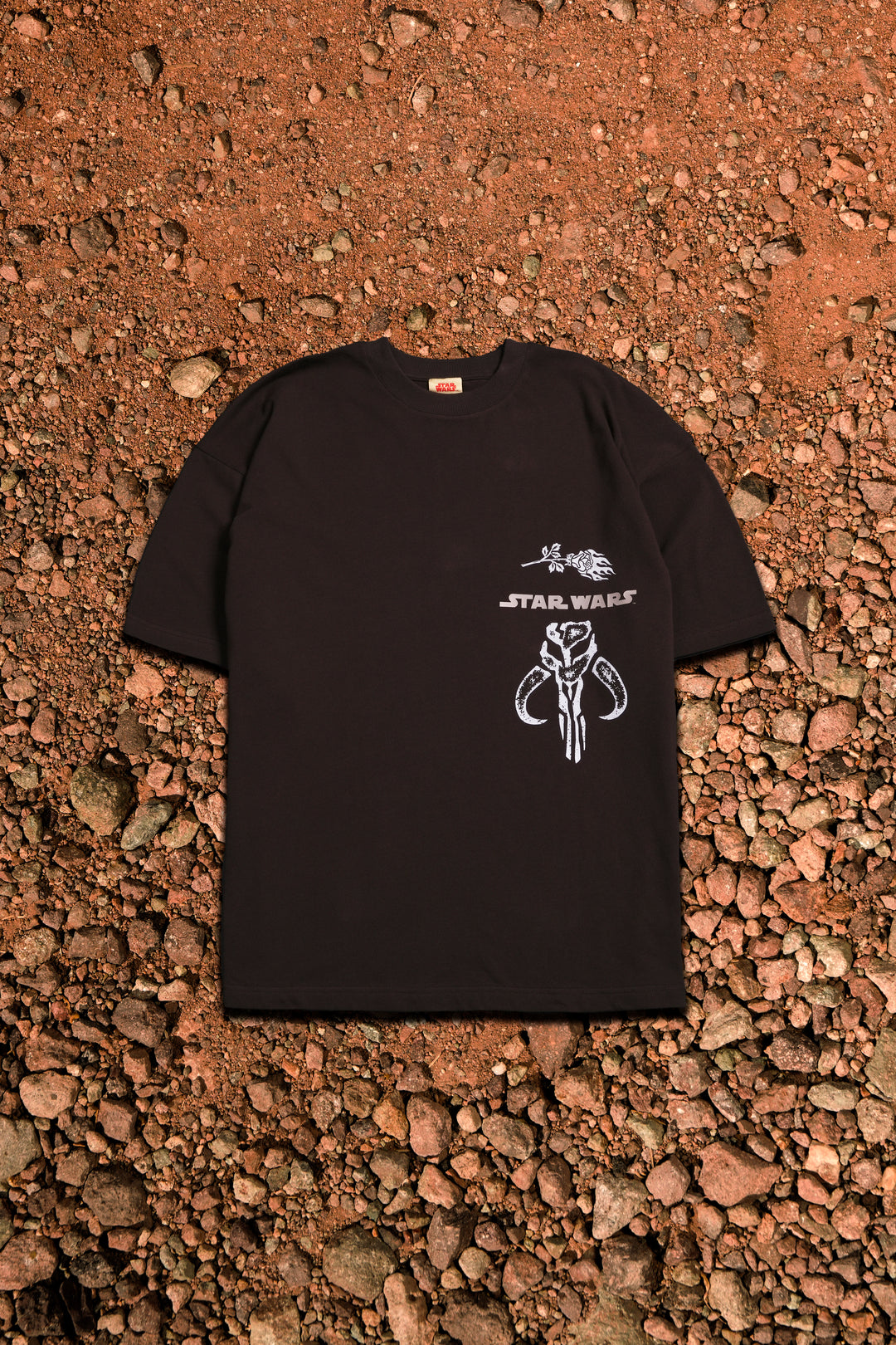 Din Djarin American Classic Oversized Tee in Fudge