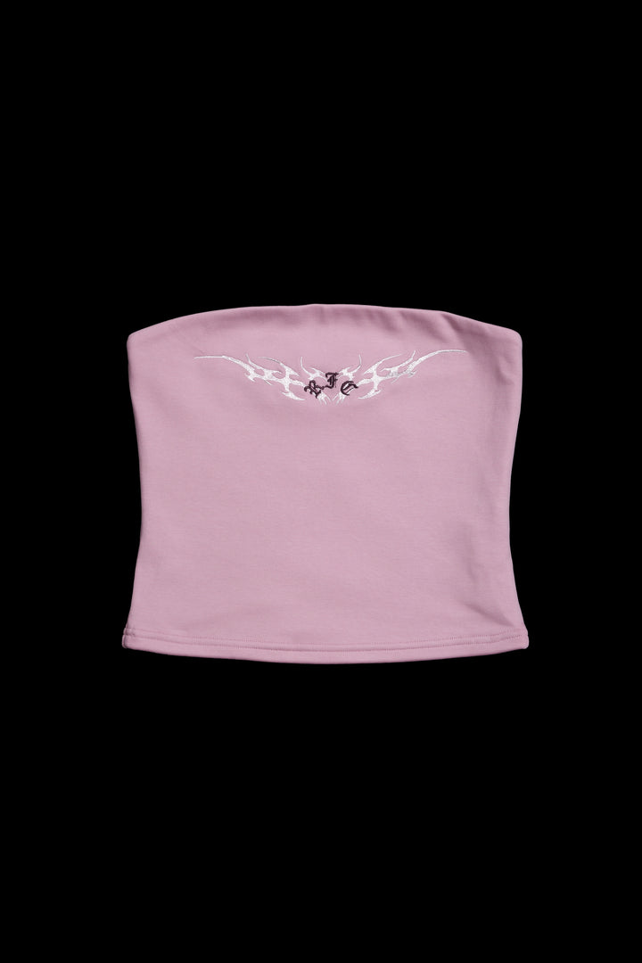 Roses Stamp Pookie Tube Top in Baby Pink