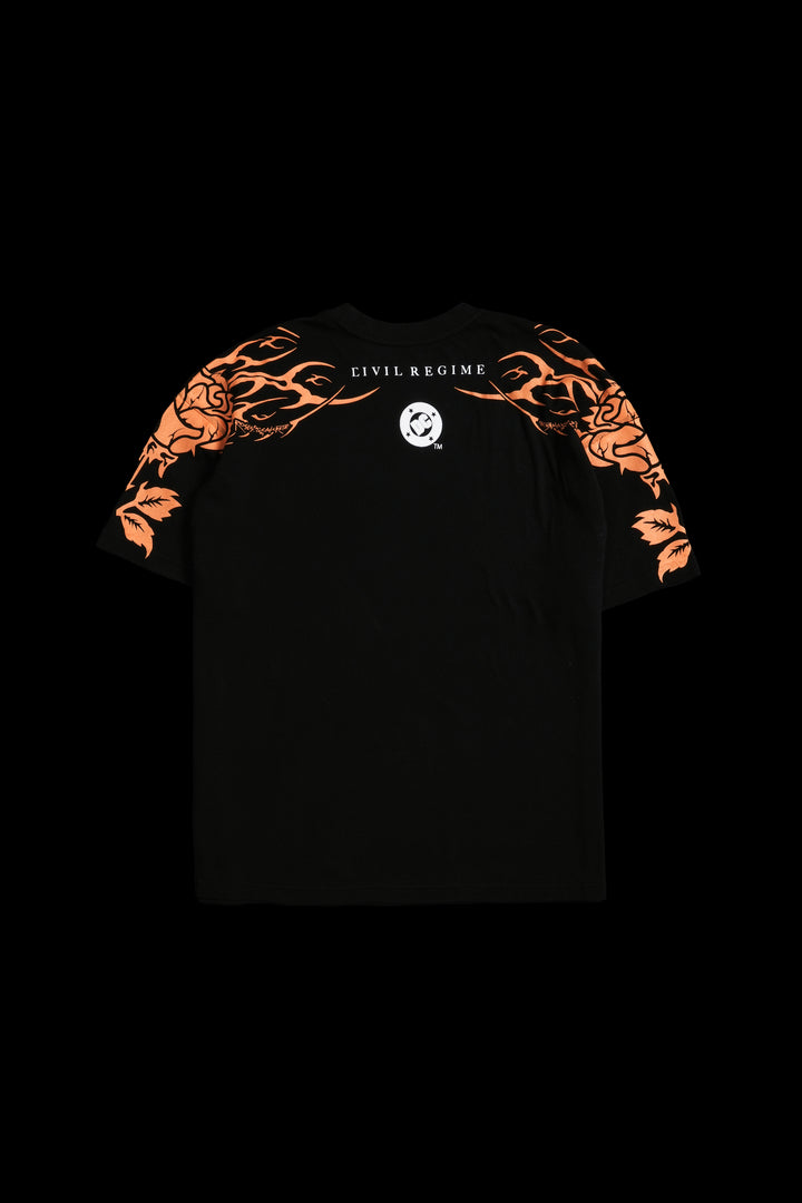 What Is A Friend American Classic Oversized Tee in Black