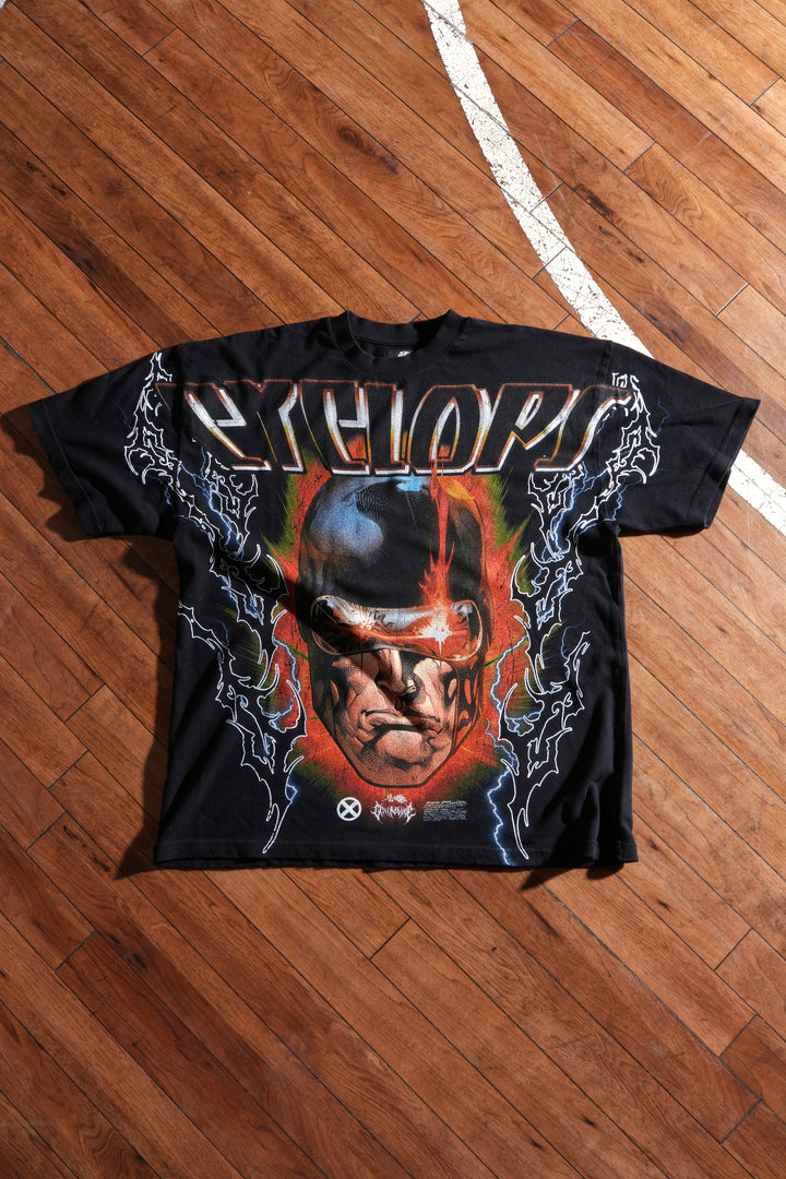 Laser Intention American Classic Oversized Tee in Black