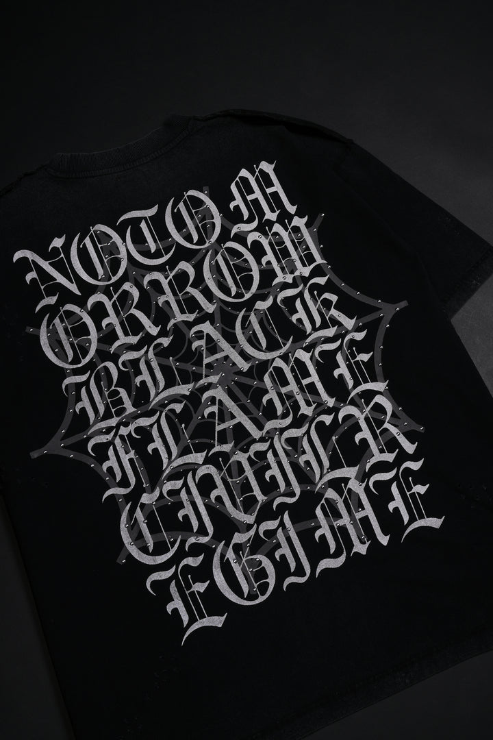 Pain FMR Tee in Vintage Black