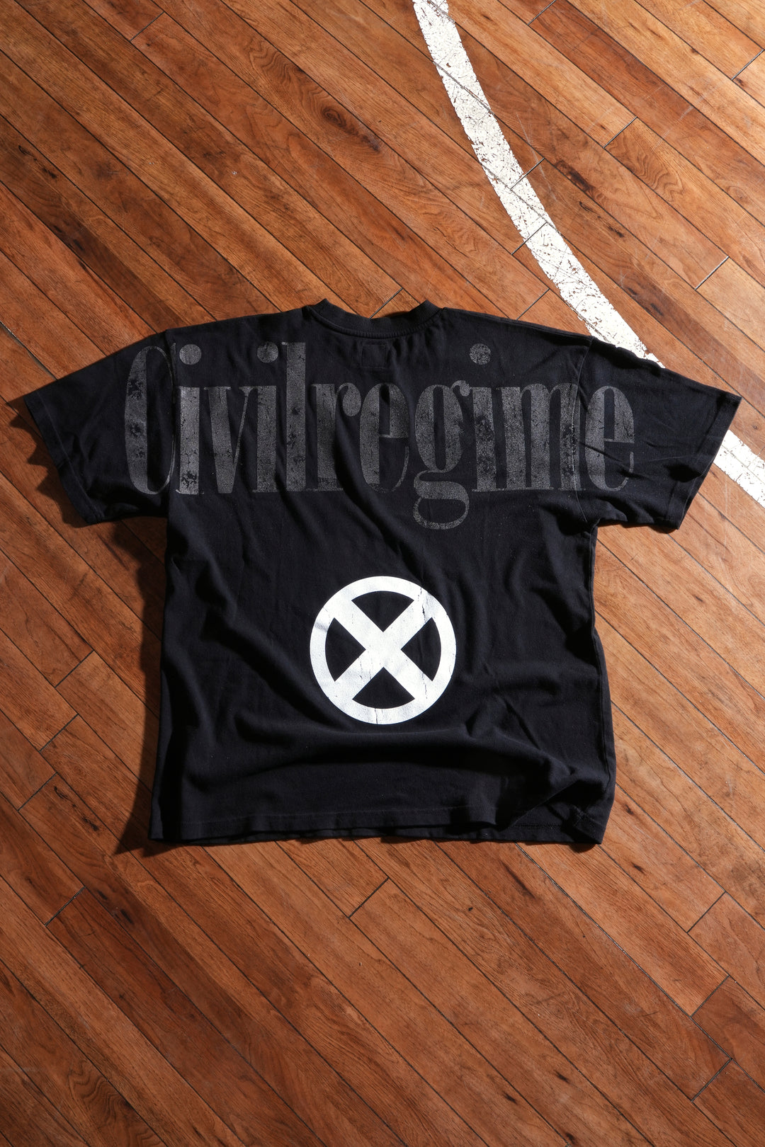 Laser Intention American Classic Oversized Tee in Black