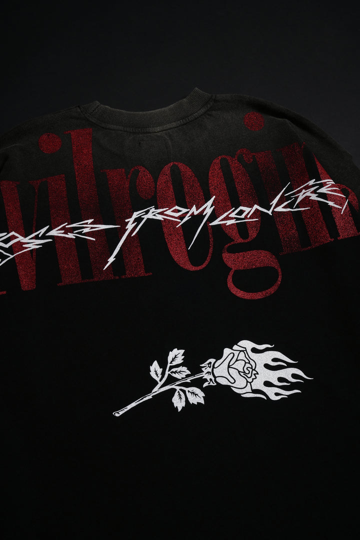 A Nightmare On Elm Street American Classic Oversized Tee in Vintage Black