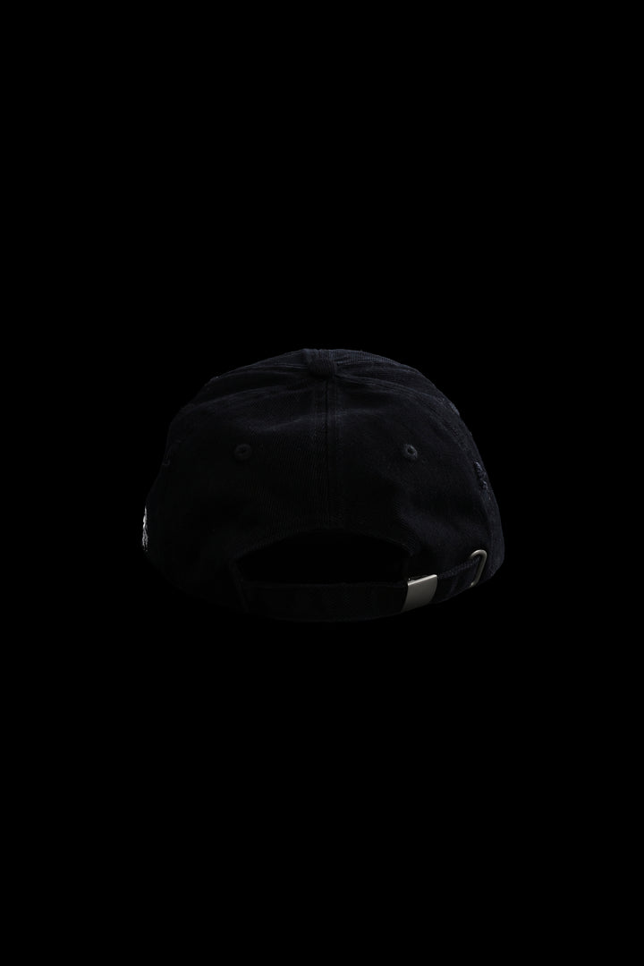 Civil Hesh Piereced Heritage Dad Hat in Black
