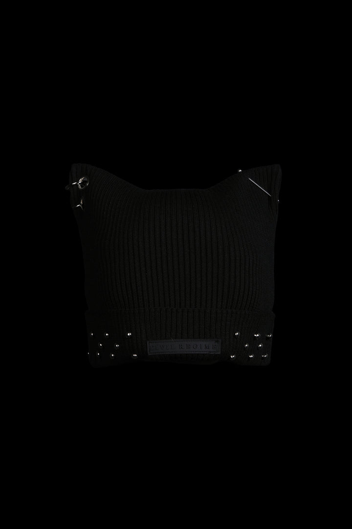 Eradicate Horns Beanie in Black