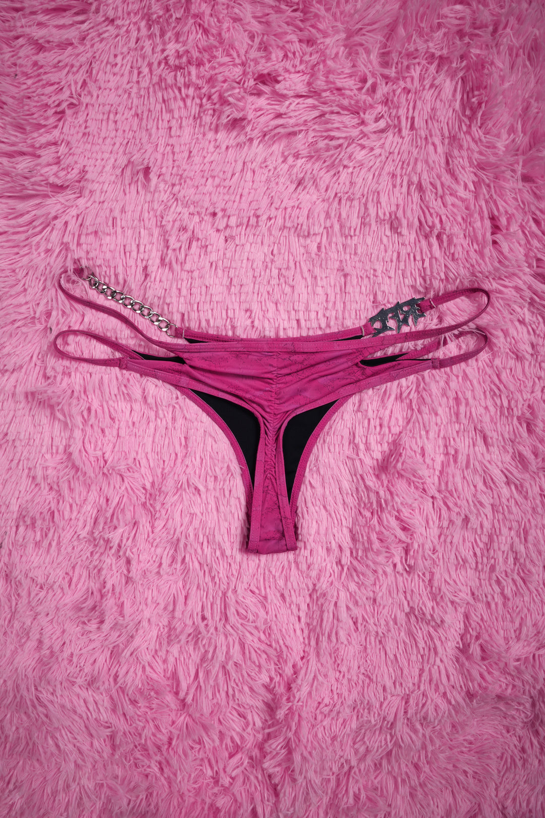 Sinful Sweetheart Chainkini Bottom in Pink