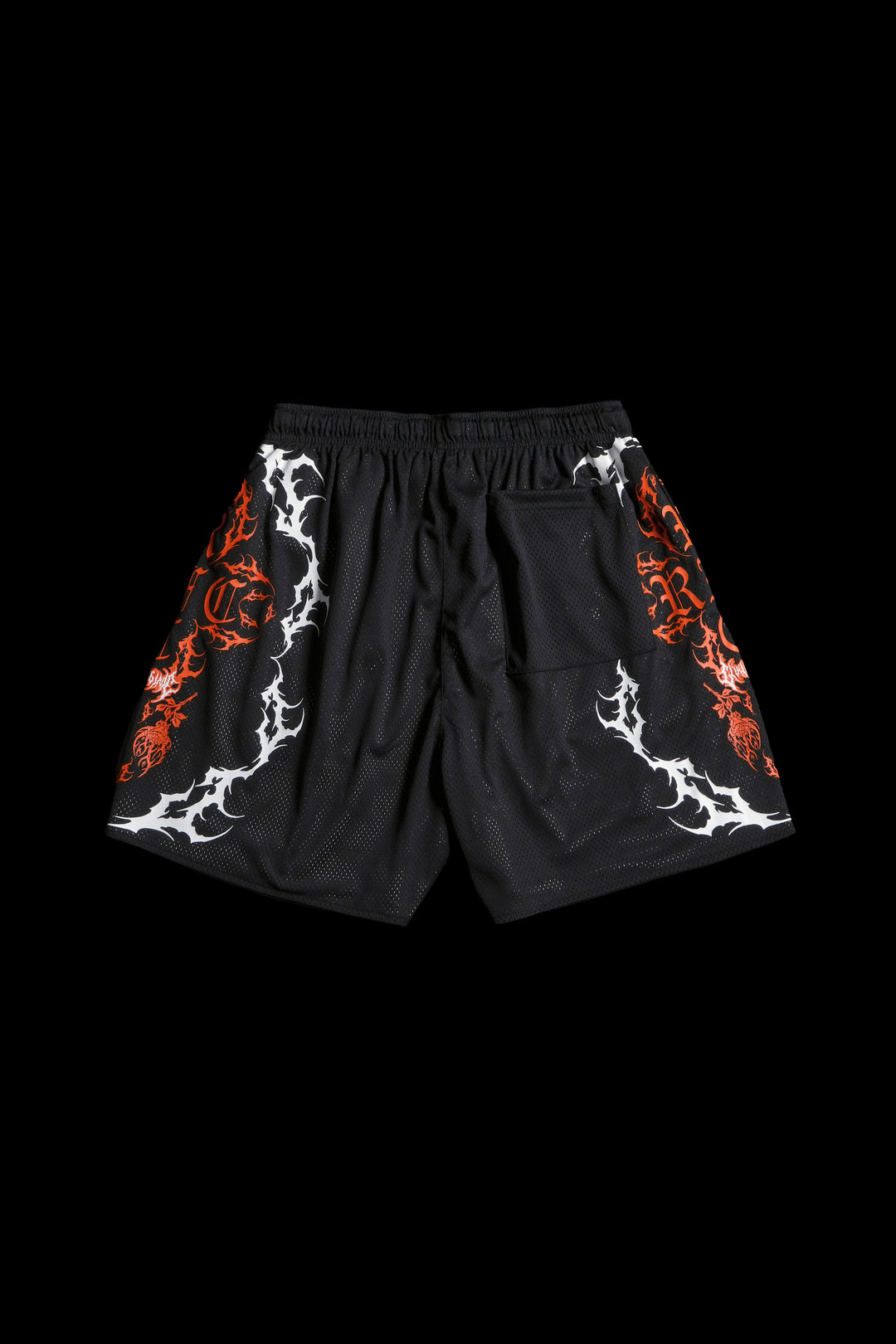 Cardinal Sin Reversible Mesh Shorts in Black/Red