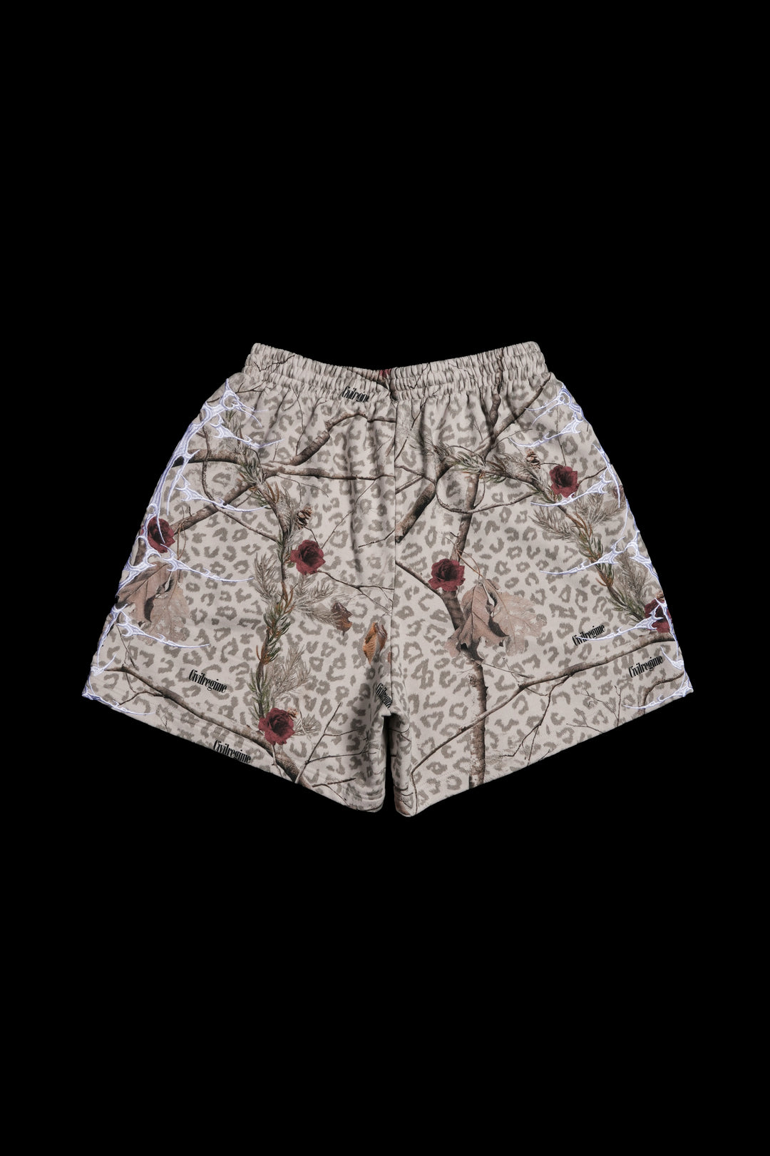 Core Brigade Baggy Shorts in Real Leopard Camo