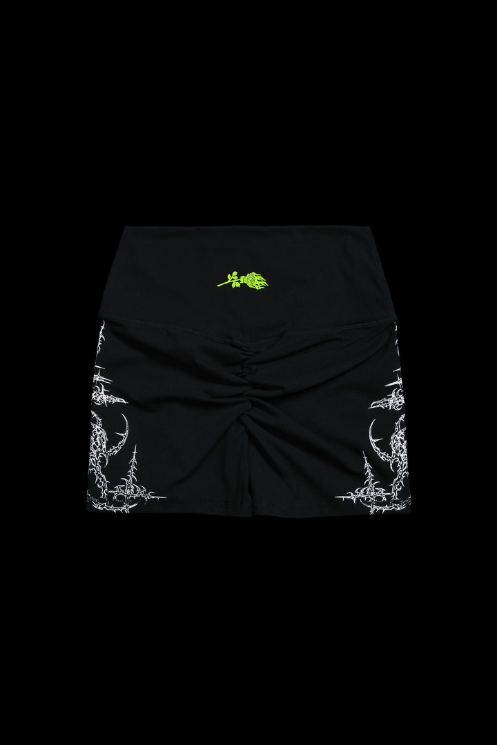 Lucid Chaos Nahstia Energy Shorts in Black