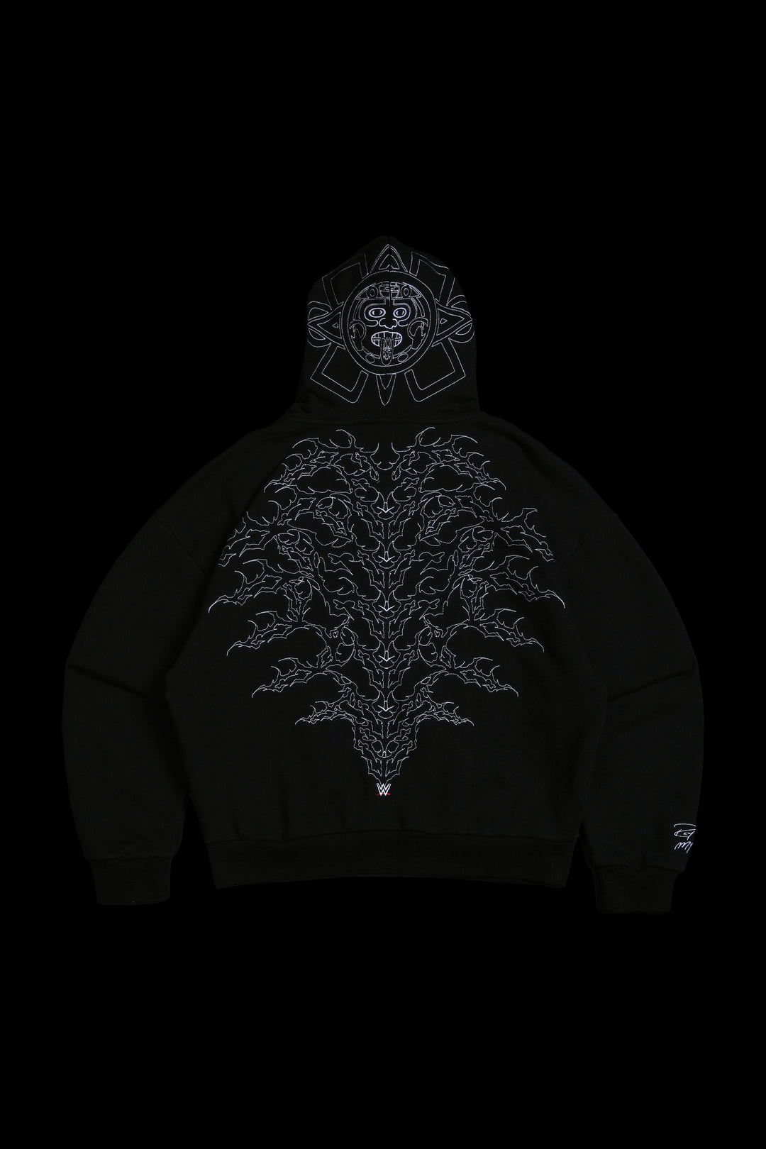 Rey Mysterio Full Zip Up Hoodie in Black