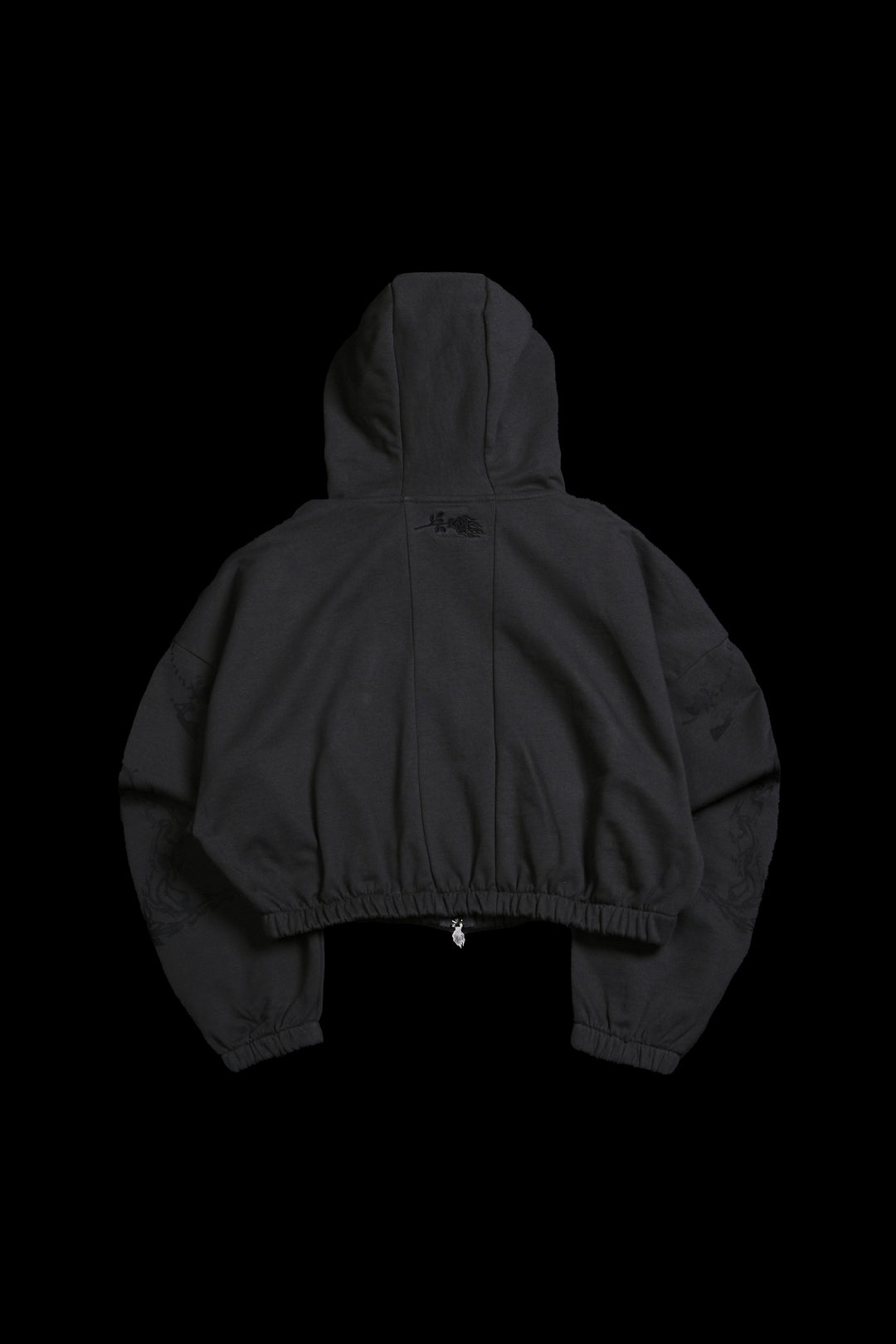 Sinner Ultra Cropped Hoodie in Vintage Ashes