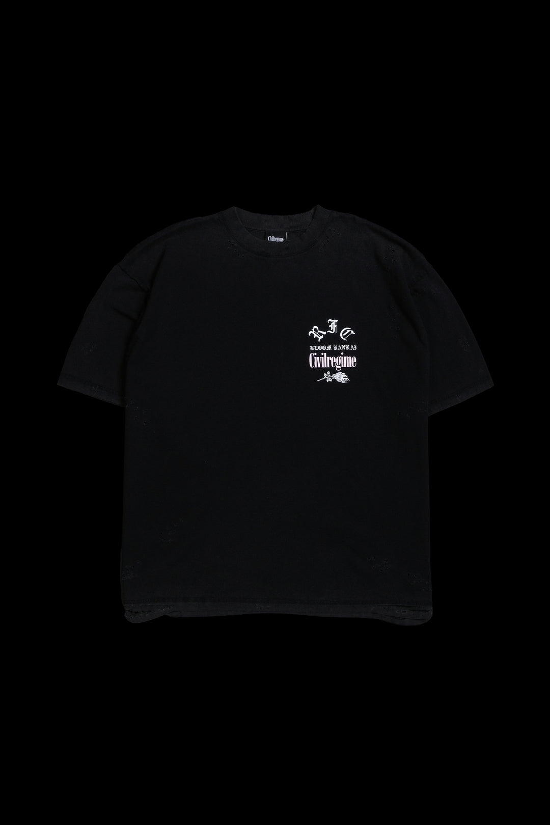 Mask On FMR Tee in Vintage Black