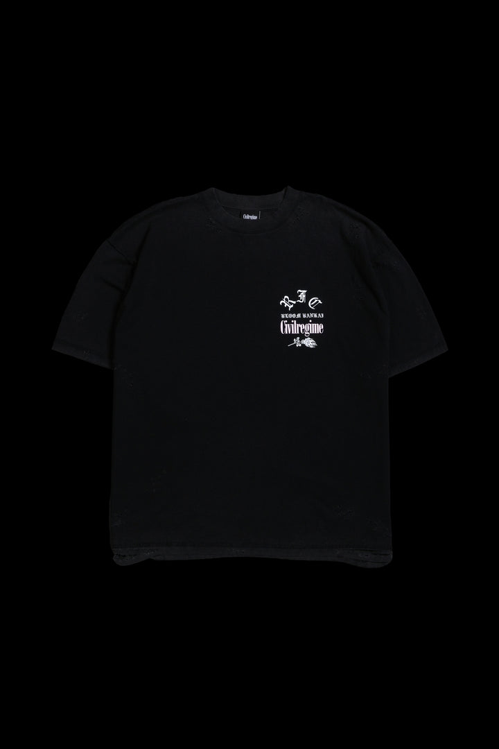Mask On FMR Tee in Vintage Black