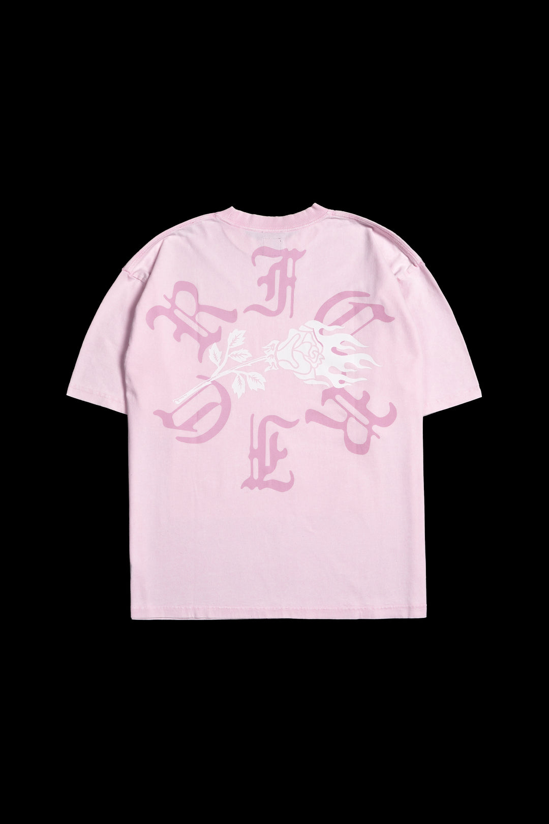 Icy Rose 199X Oversized Tee in Baby Pink Sun Wash