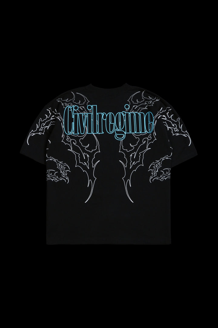 Wrath Of Geto "Side By Side" 199X Oversized Tee in Black