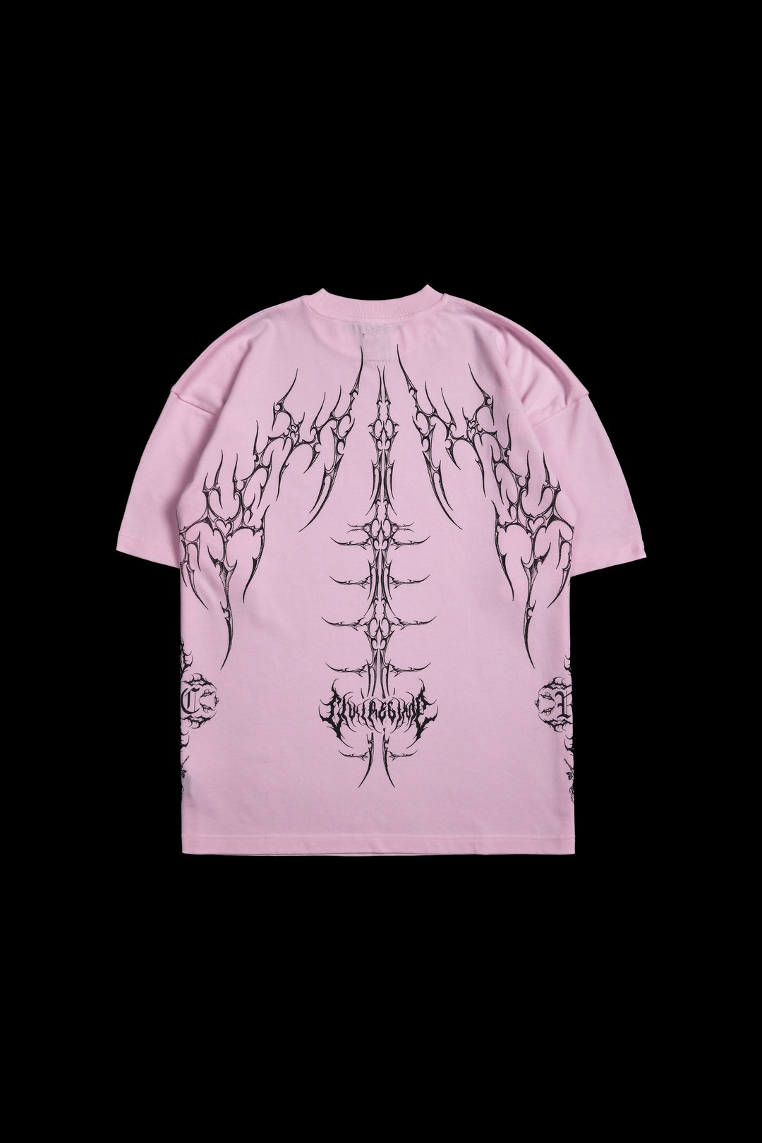 Chaos Regime American Classic Oversized Tee in Baby Pink