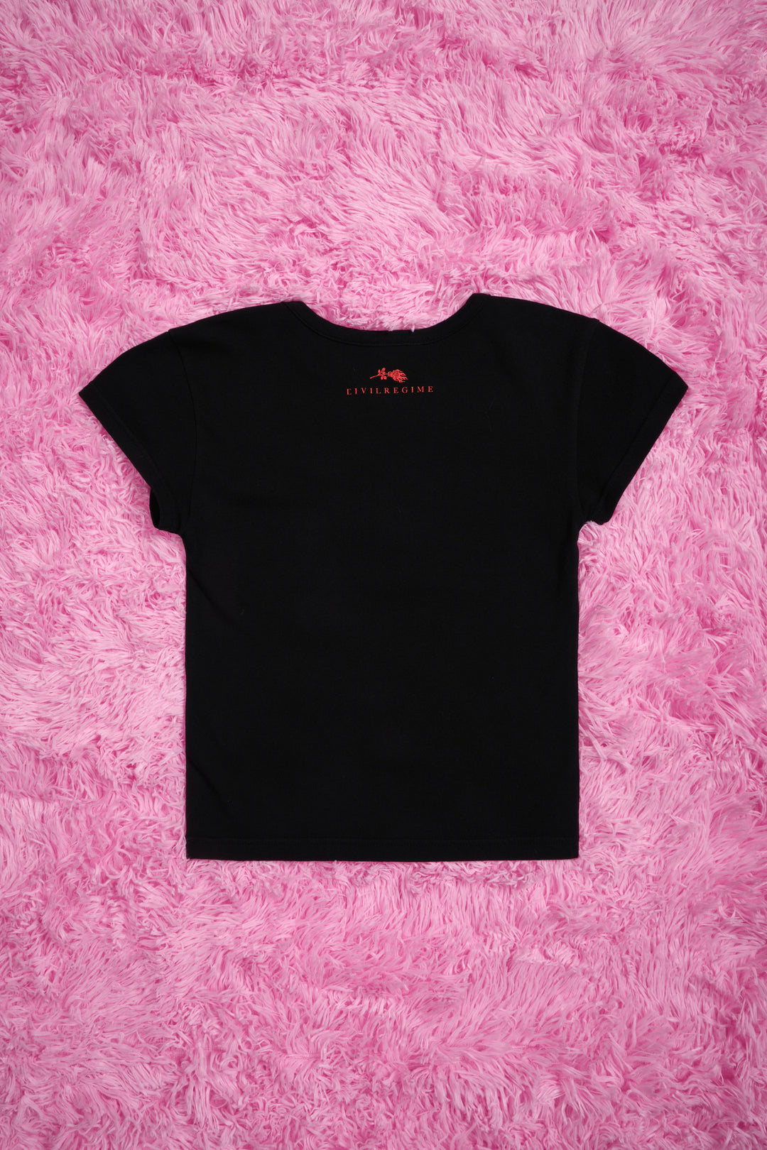 F*ck You Pay Me Baby Tee in Black
