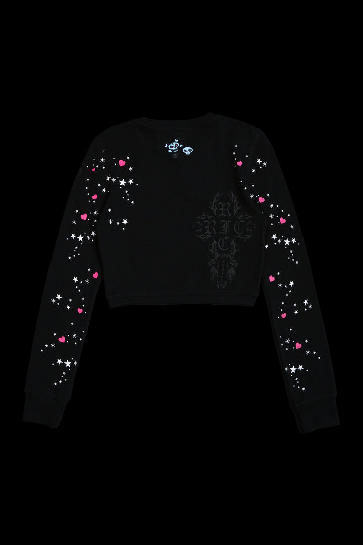 Contamination Crop Waffle Thermal in Black