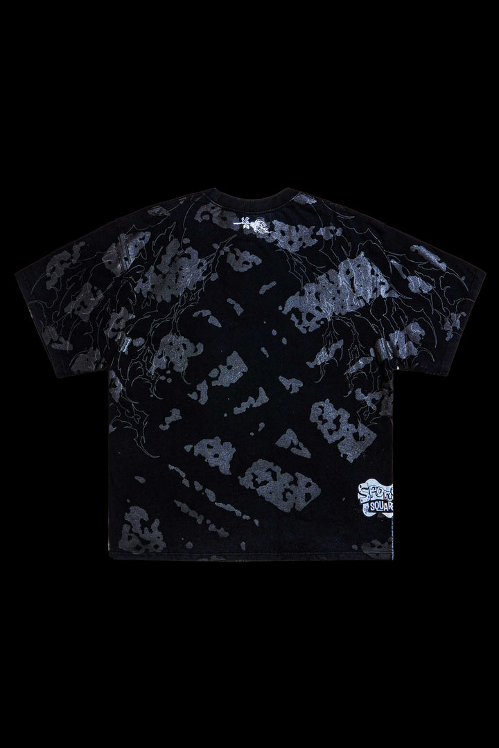 Krust Punk "Side By Side" 199X Oversized Tee in Vintage Black