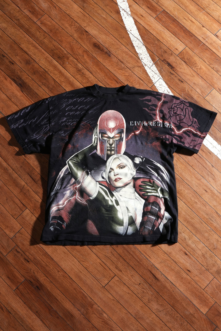 Magnetic Attraction American Classic Oversized Tee in Black