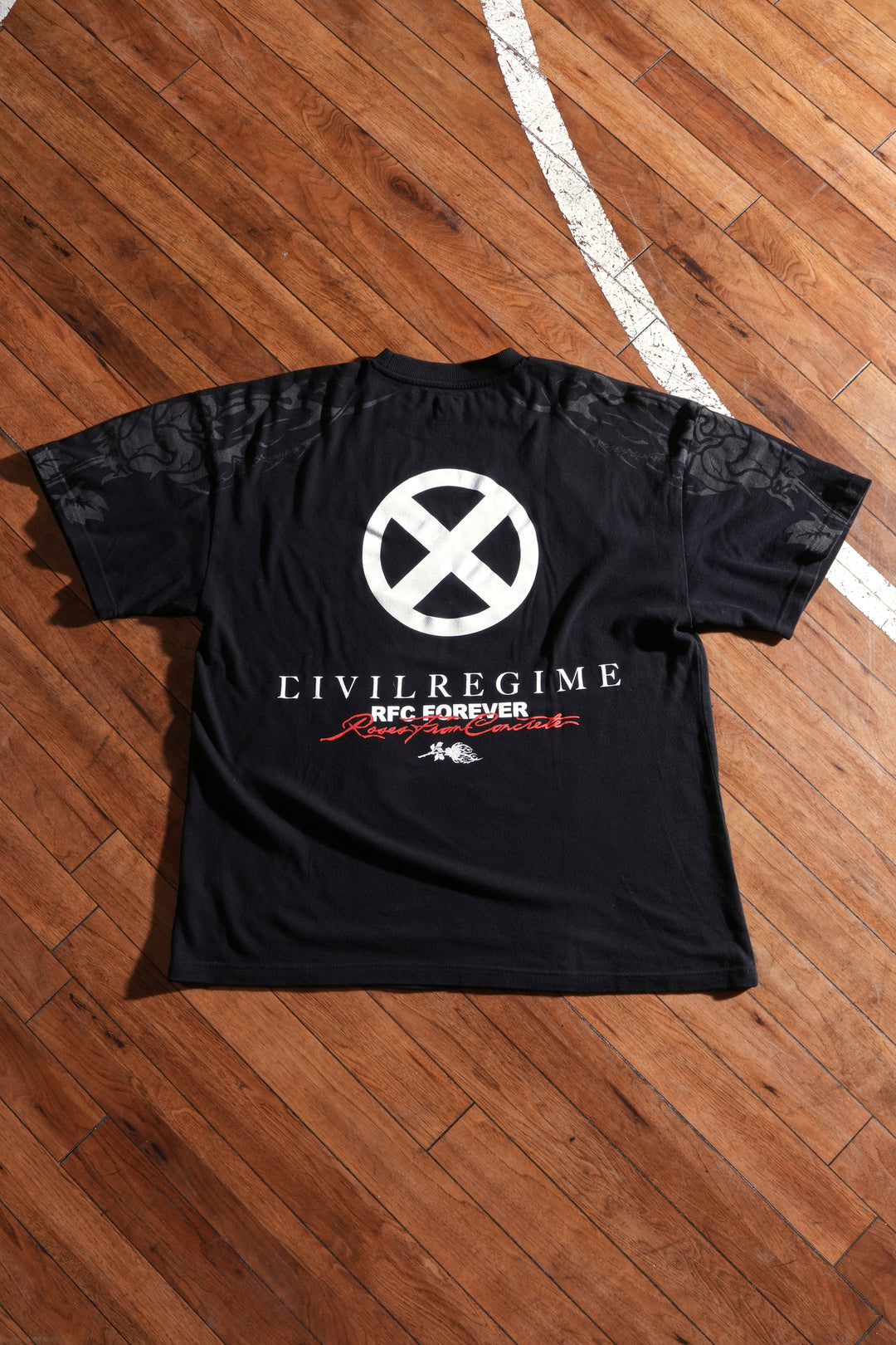 Magnetic Attraction American Classic Oversized Tee in Black