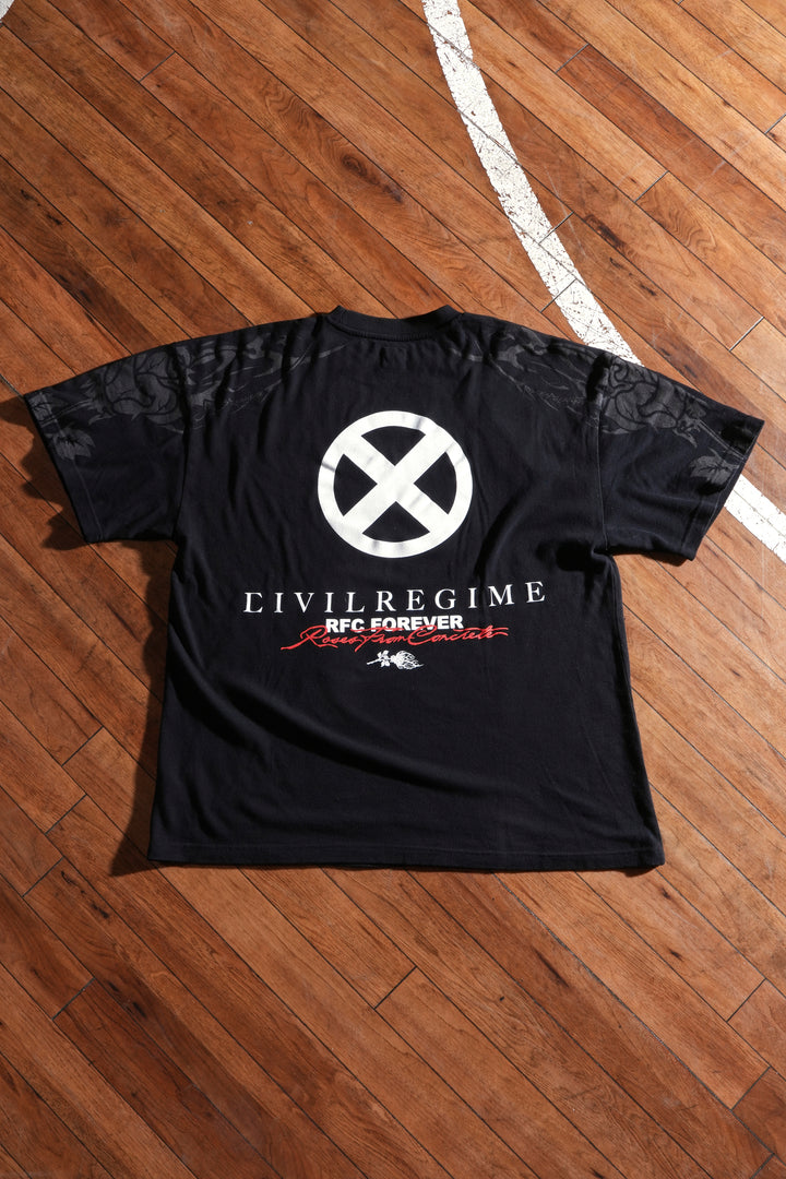 Magnetic Attraction American Classic Oversized Tee in Black