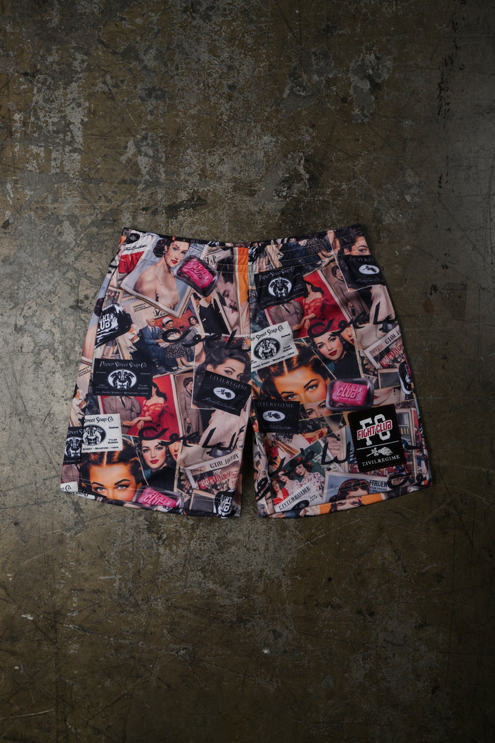 Save Yourself Soccer Shorts in All Over Print
