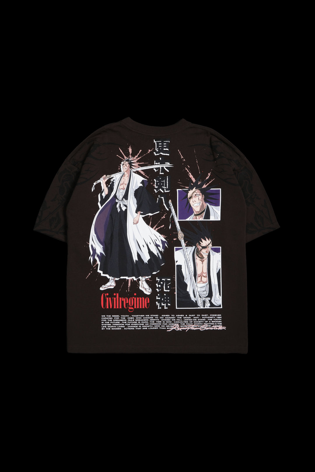 Zaraki 199X Oversized Tee in Brown