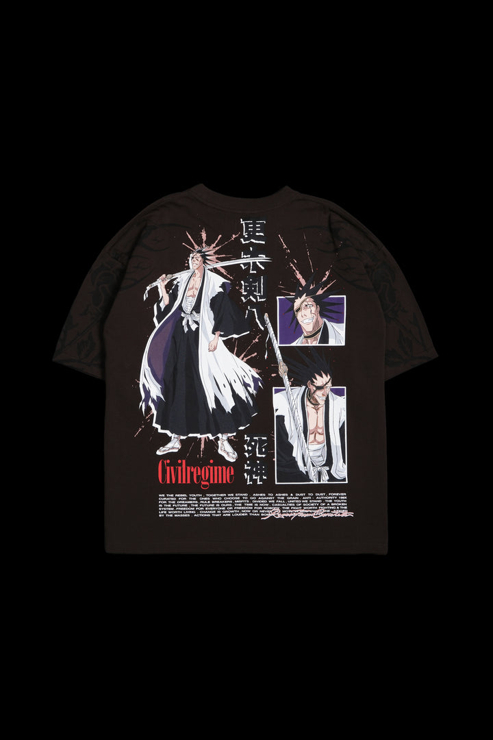 Zaraki 199X Oversized Tee in Brown