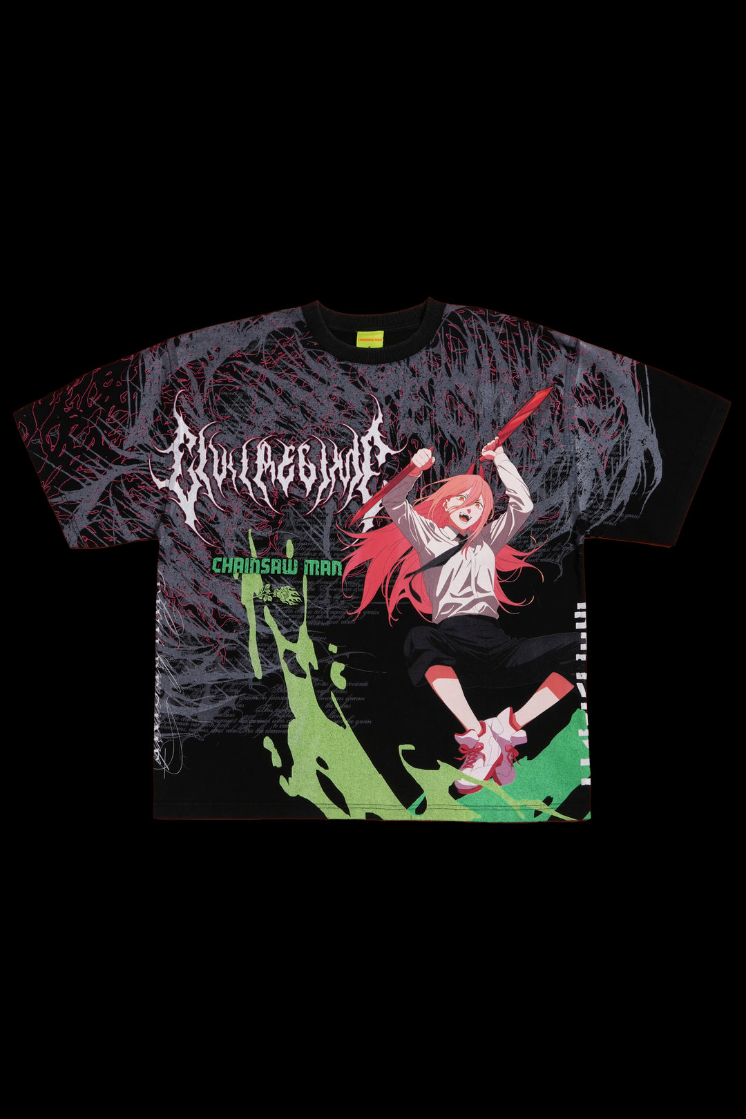 Chainsaw Man SBS 199X Tee "Box Set" in Vintage Black