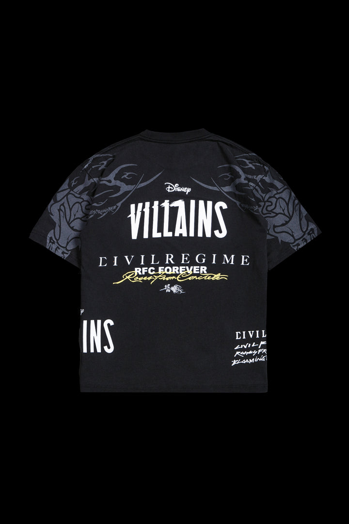 Wicked Queen Boxy Tee in Vintage Black