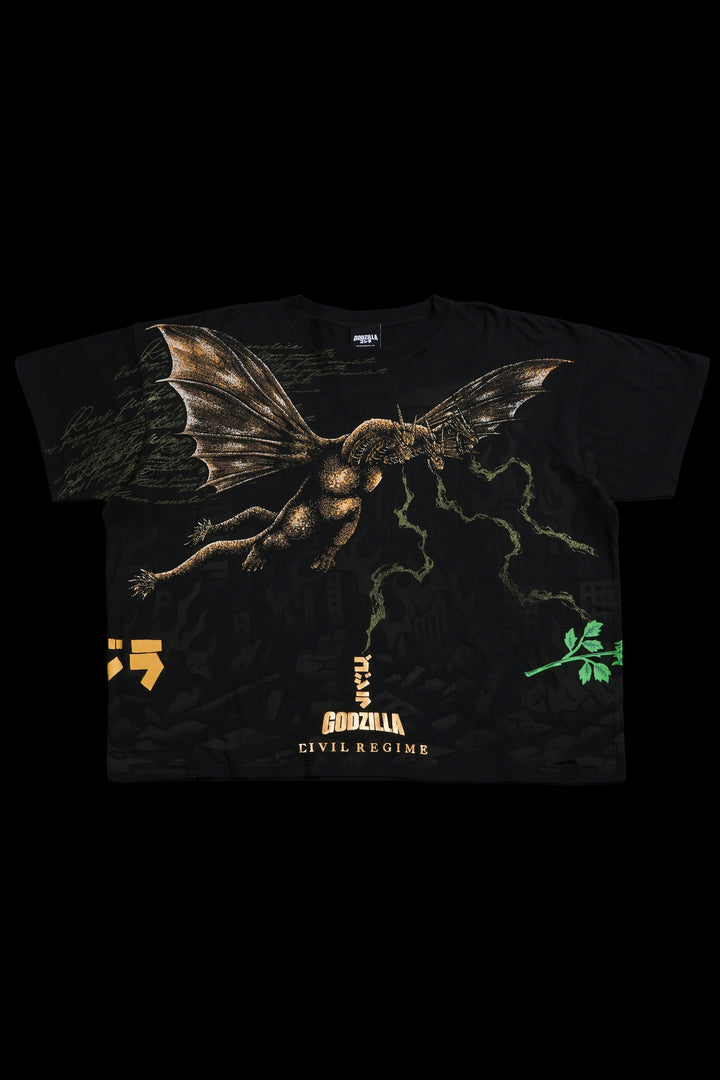 Godzilla Side By Side Everyday DISTRESSED Tee "Box Set" in Black