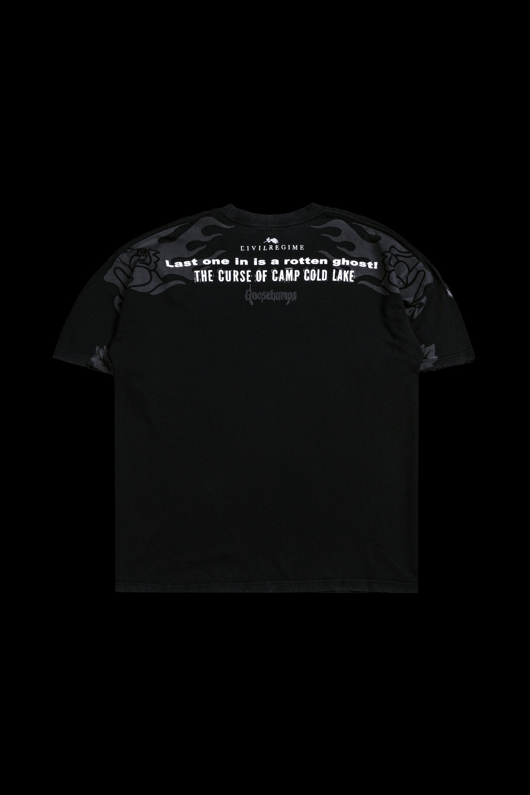 Camp Cold Lake American Classic Oversized Tee in Vintage Black