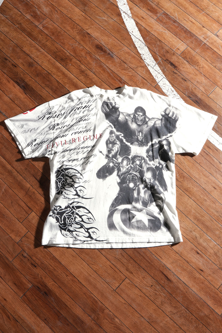 Avengers Uprise American Classic Oversized Tee in Butter