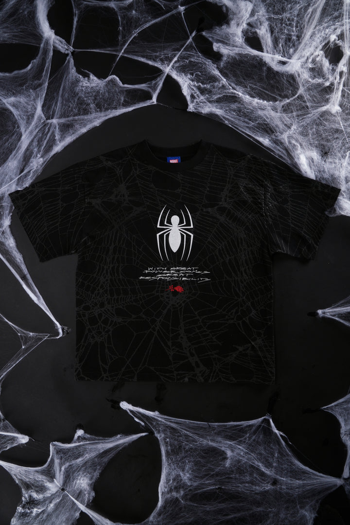 Concrete Chaos 199X Oversized Tee in Black
