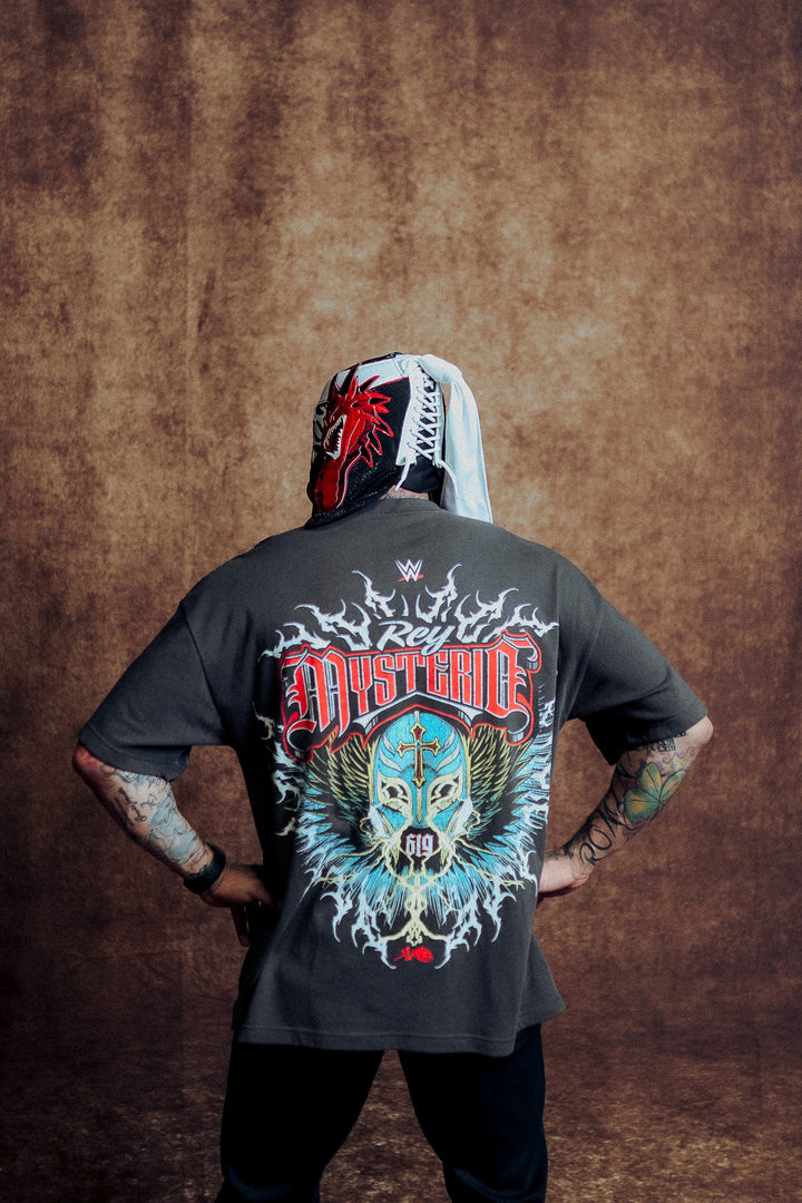 Rey Serpiente American Classic Oversized Tee in Vintage Ashes