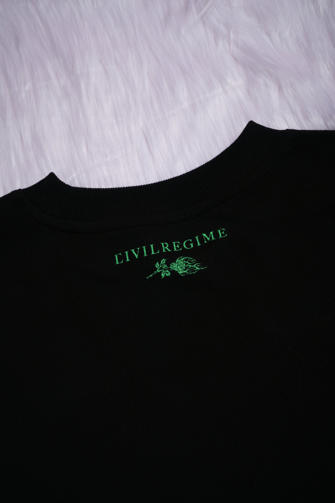 Corrupted American Classic Oversized Tee in Black