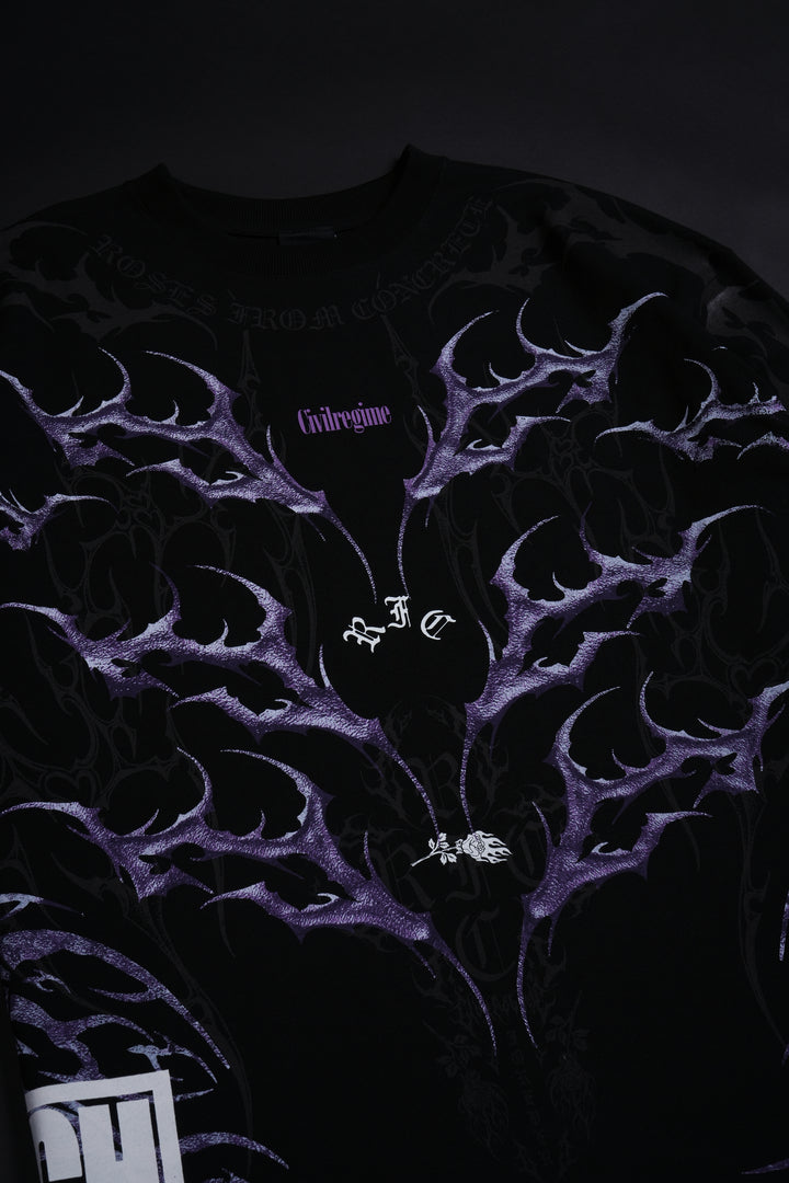 Muramasa 199X "Side By Side" Oversized Tee in Black