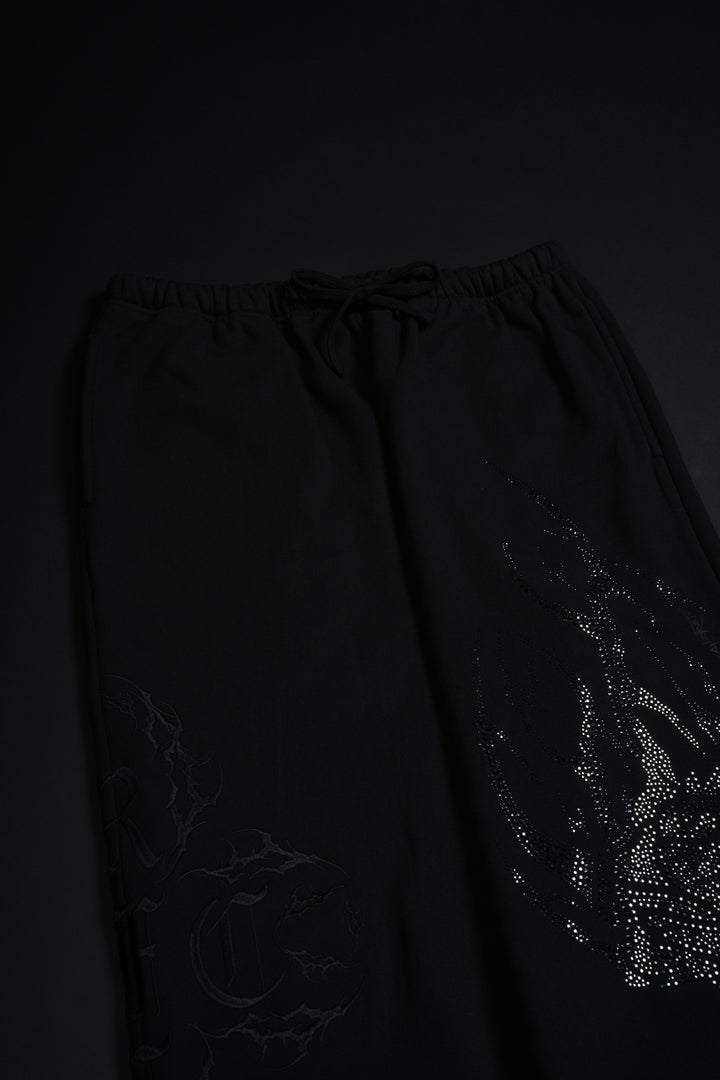 Stone Empire Lounger Sweat Pants in Black