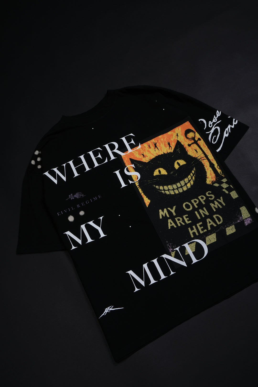 Where Is My Mind 199X Oversized Tee in Black