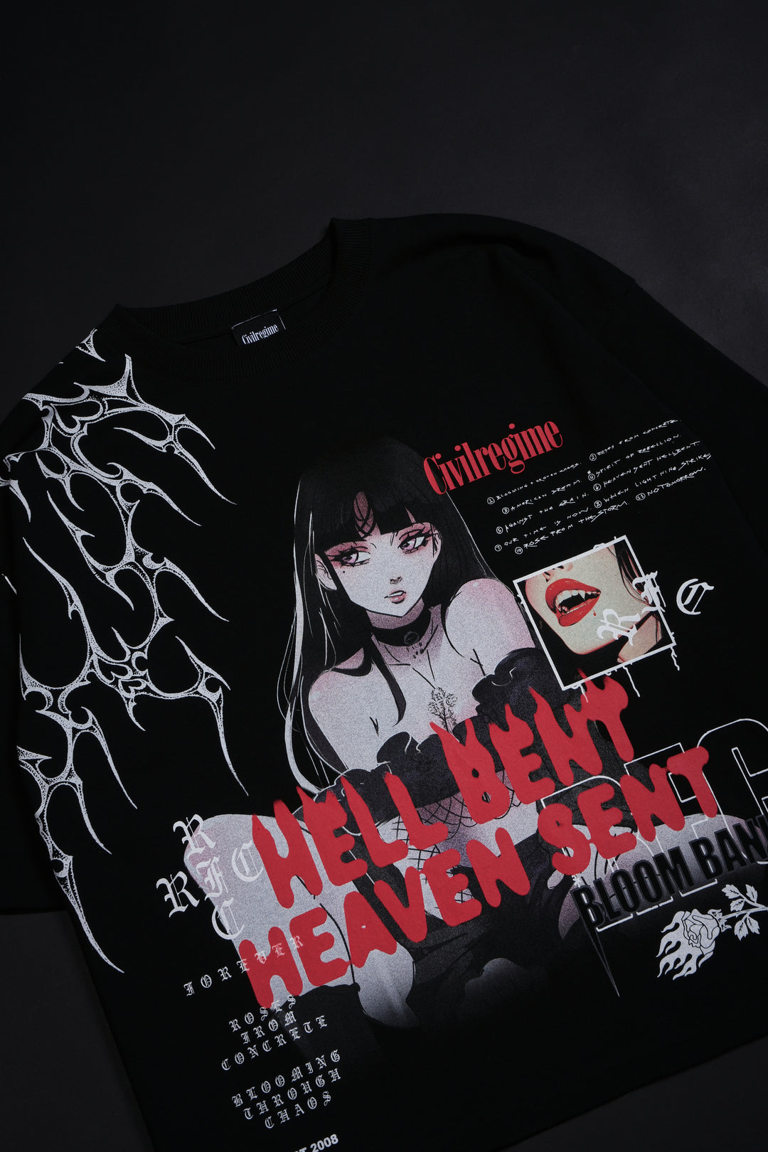 Bloom Bankai Temptress Dungeon Tee in Black