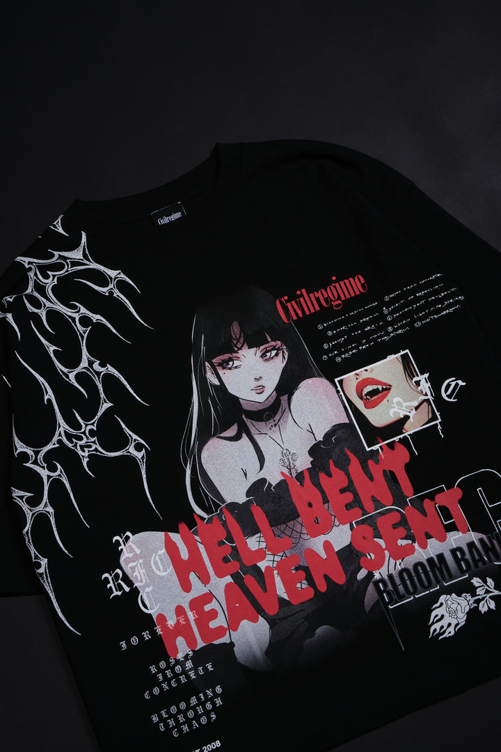 Bloom Bankai Temptress Dungeon Tee in Black