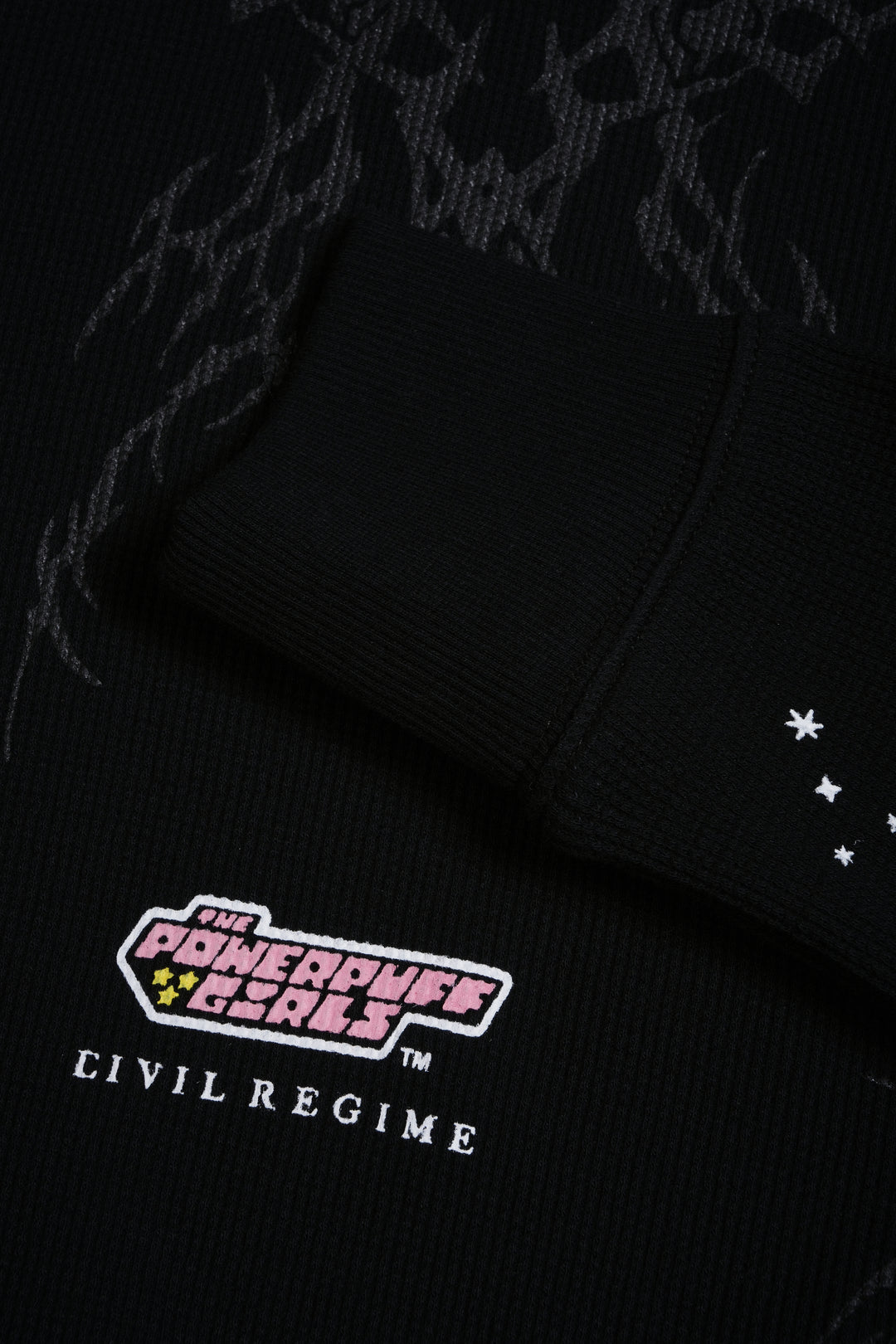 Contamination Crop Waffle Thermal in Black