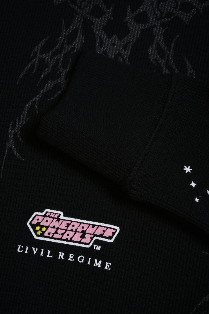 Contamination Crop Waffle Thermal in Black