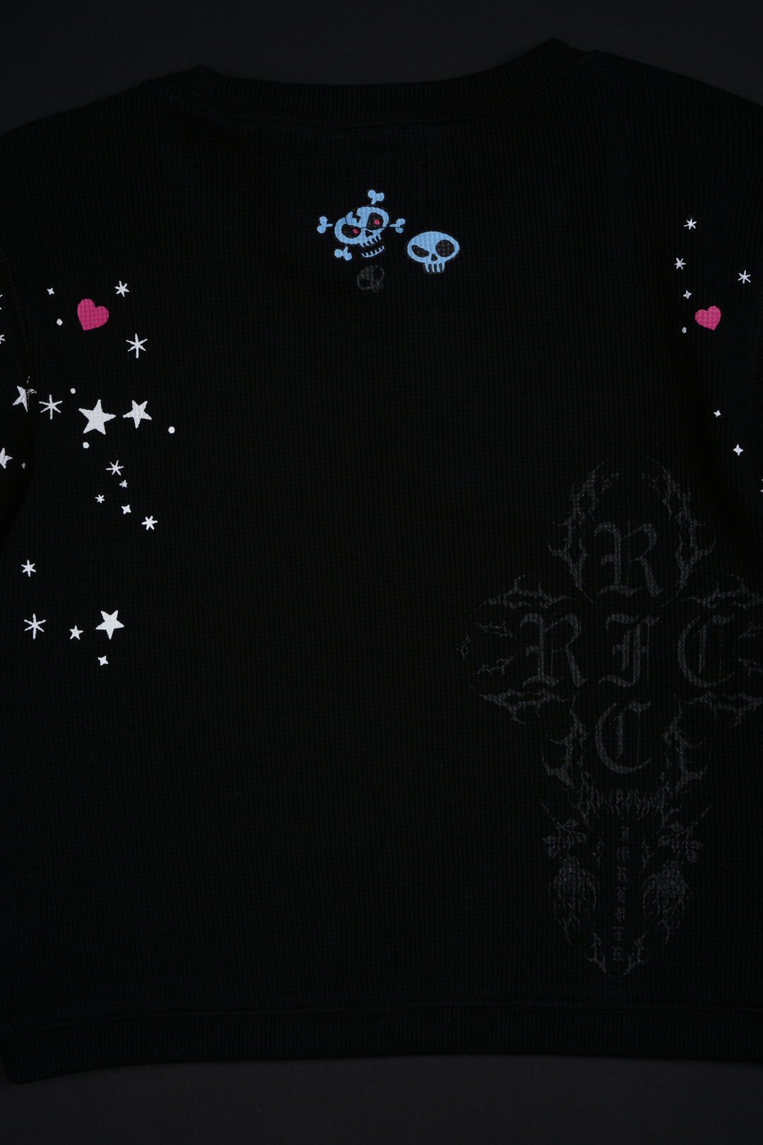 Contamination Crop Waffle Thermal in Black